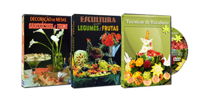 Promo��o - Sandu�ches e Frios + Escultura em Legumes e Frutas + T�cnicas de Escultura 1