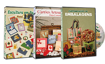 Promoo - Escultura em Papel Natal + Cartes Artesanais (Datas Comemorativas) + Customizao de Embalagens