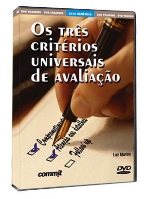 DVD Os Trs Critrios Universais de Avaliao 
