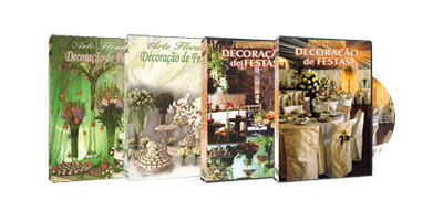 Arte Floral Decora��o de Festas 1, 2, 3 e 4