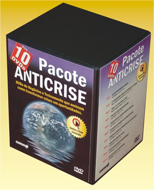 BOX 10 DVDs - PACOTE ANTICRISE