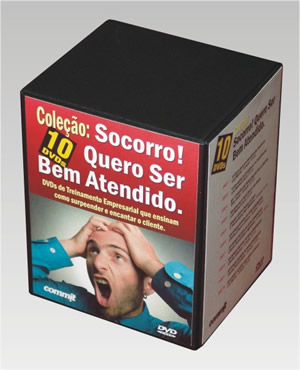 BOX 10 DVDs - SOCORRO! QUERO SER BEM ATENDIDO!