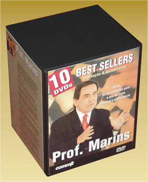 BOX 10 DVDs - BEST SELLERS - PROF. MARINS