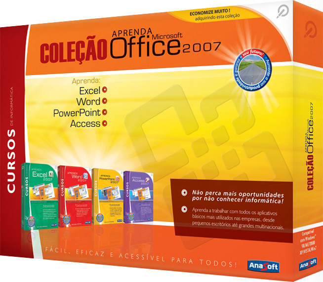 Cole��o CD-ROM Microsoft Office 2007 