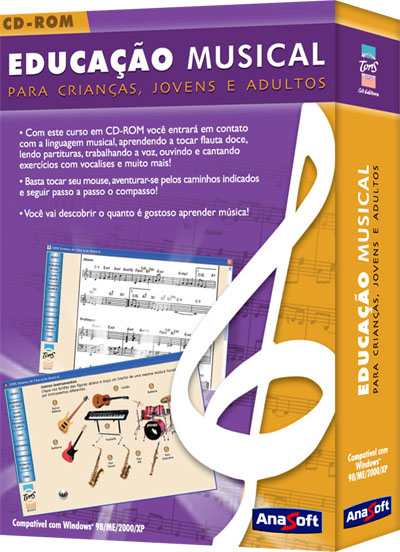 Educa��o Musical: Guitarra, Viol�o, Teclado, Flauta (cd-rom) 