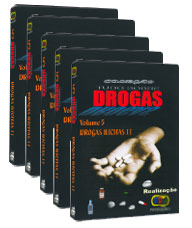 Cole��o DVD TUDO SOBRE DROGAS (6 volumes)