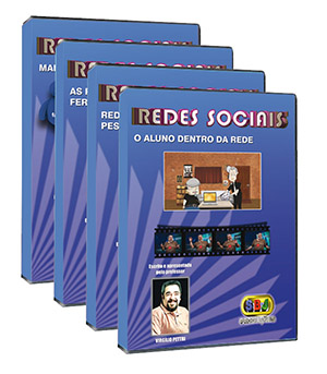 DVD REDES SOCIAIS (4 volumes) 