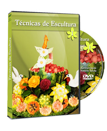 DVD TCNICAS DE ESCULTURA  LEGUMES E FRUTAS 1 