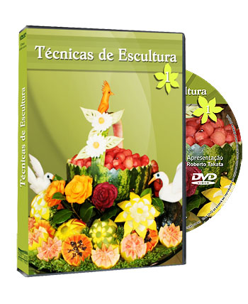 DVD T�CNICAS DE ESCULTURA  LEGUMES E FRUTAS 1 