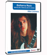 DVD Guitarra Rock - Estilos, Escalas e Licks 