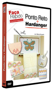Ponto Reto e Hardanger (DVD + Livro)