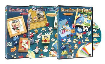 Promo��o - Escultura em Papel Flores + Personagens + Animais