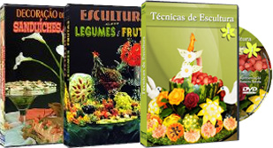 Cole��o Escultura em Legumes e Frutas (3 DVDs) 